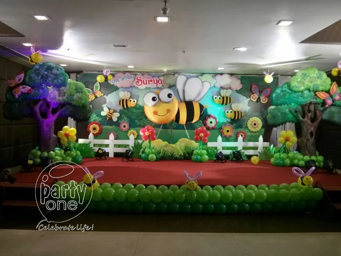 decorations Teddy Theme Colorful Baby Shower Decor